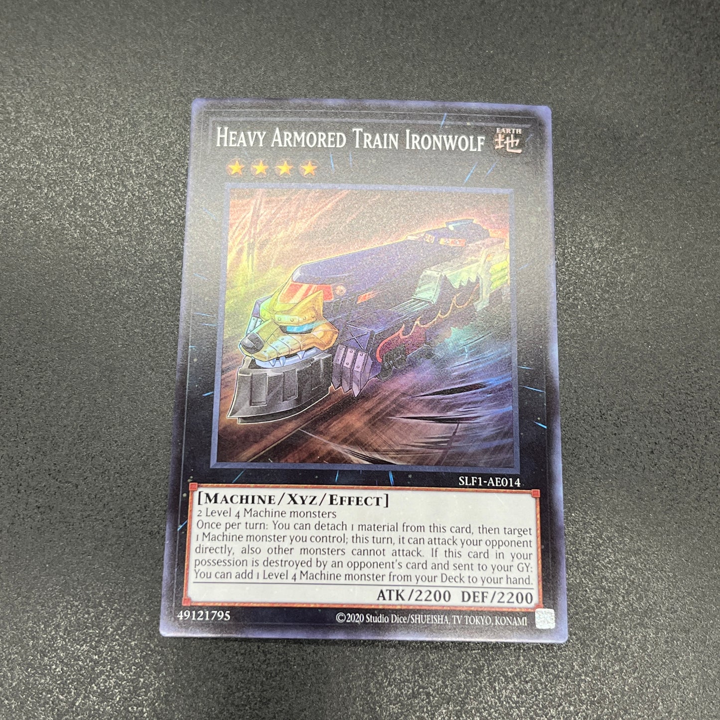 遊戯王 重装甲列車アイアン・ヴォルフ/スーパー/英語/泰亜版