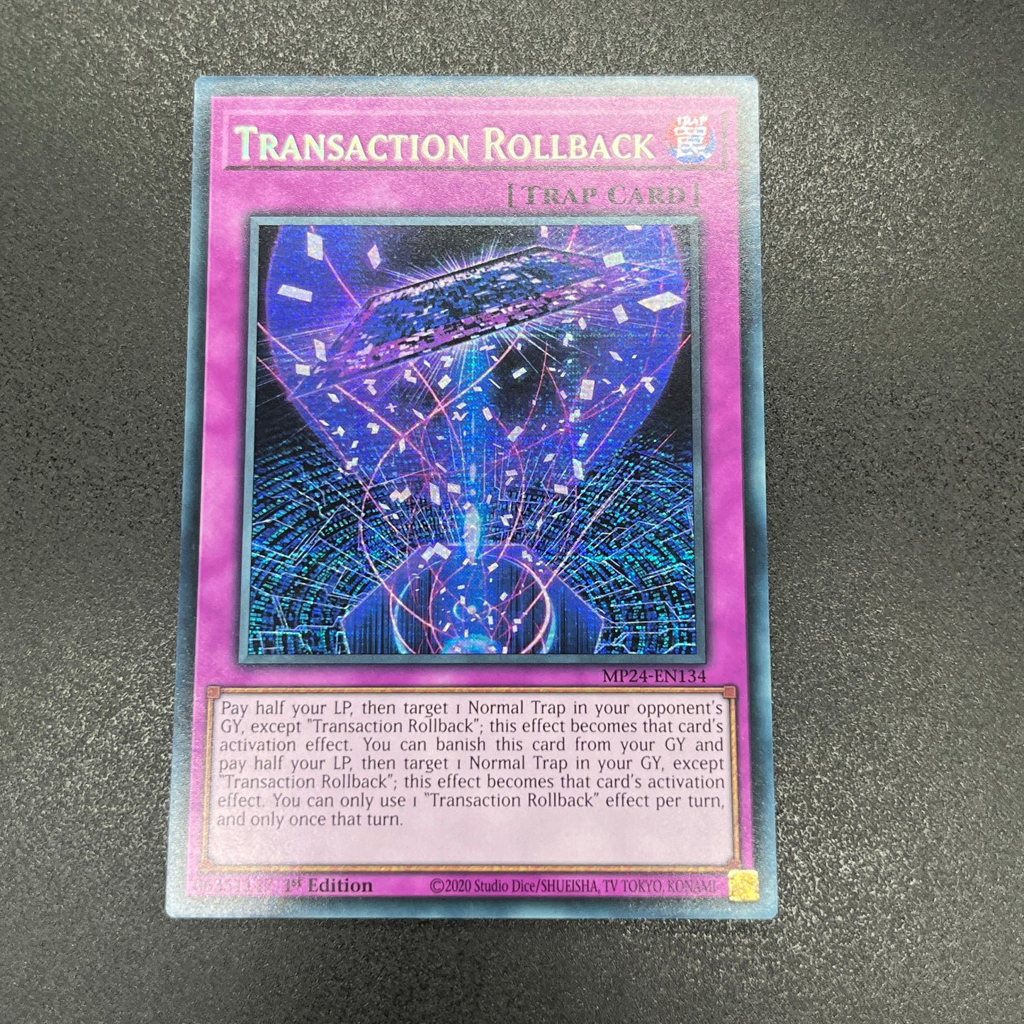 遊戯王 トランザクション・ロールバック/シークレット/英語/1st/EU版