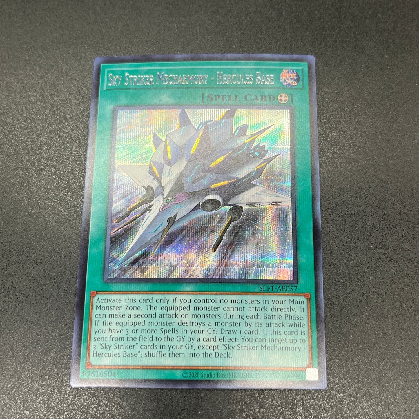 遊戯王 閃刀機構-ハーキュリーベース/シークレット/英語/泰亜版