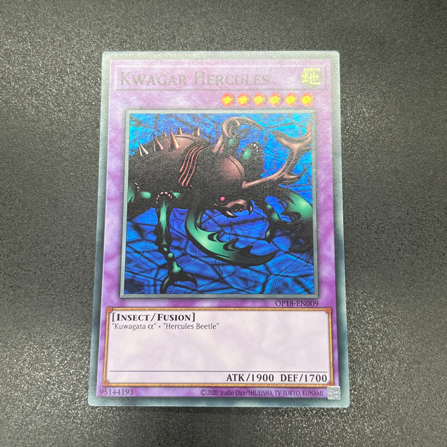 遊戯王 クワガー・ヘラクレス/スーパー/英語