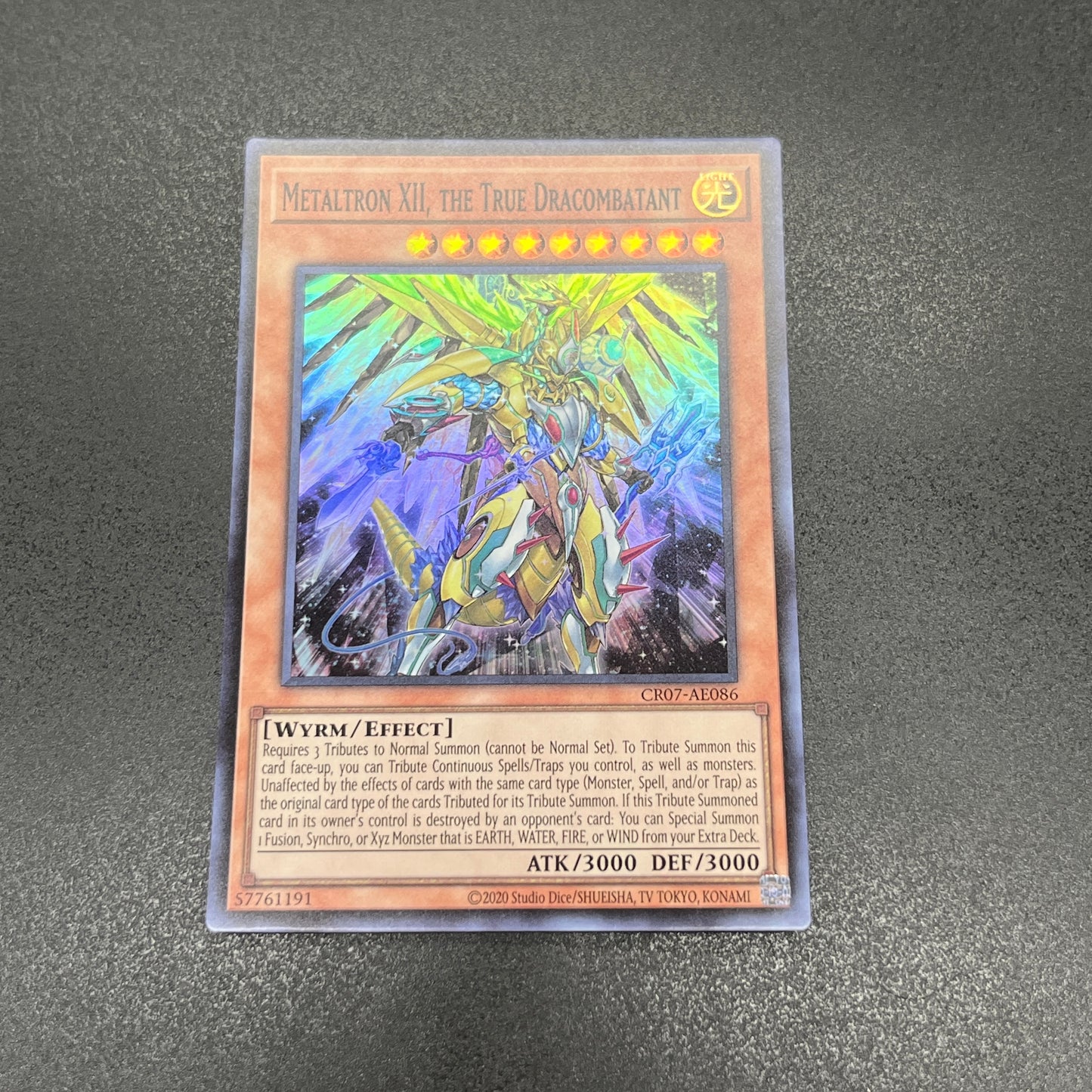 遊戯王 真竜機兵ダースメタトロン/スーパー/英語/泰亜版