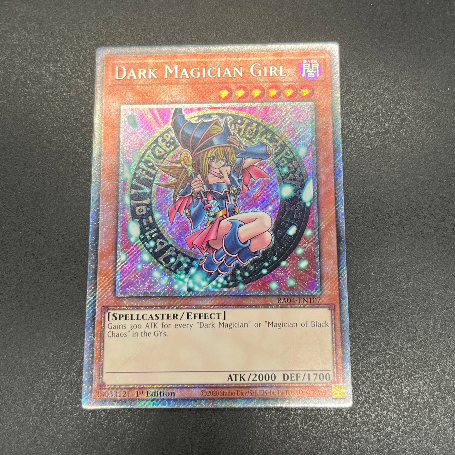 遊戯王 ブラック・マジシャン・ガール/プラチナ/英語/1st/EU版