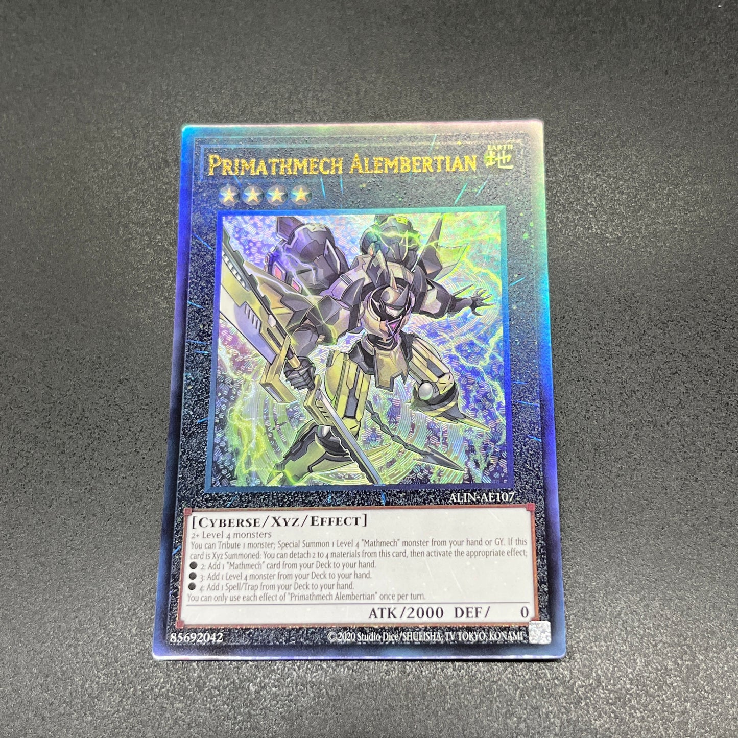 遊戯王 塊斬機ダランベルシアン/レリーフ/英語/泰亜版