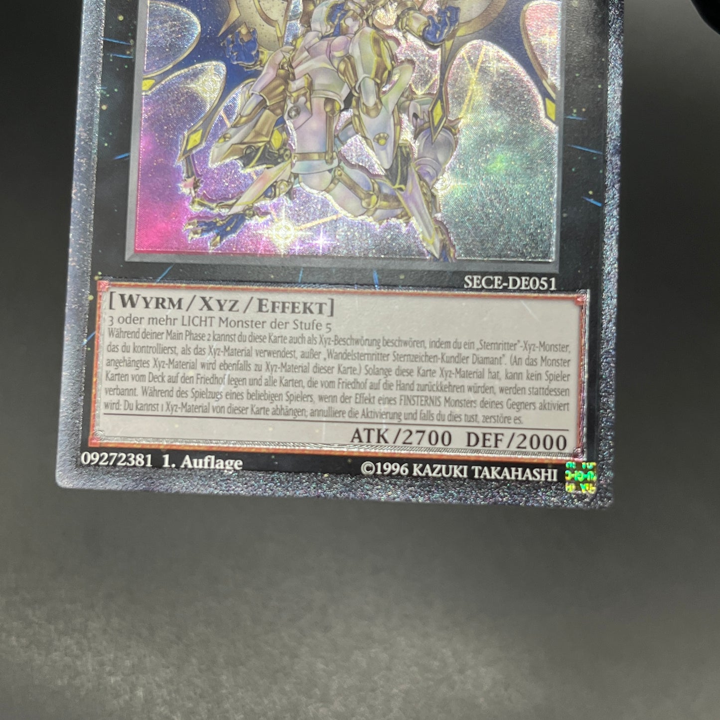 遊戯王 星輝士 セイクリッド・ダイヤ/レリーフ/ドイツ/1st/EU版