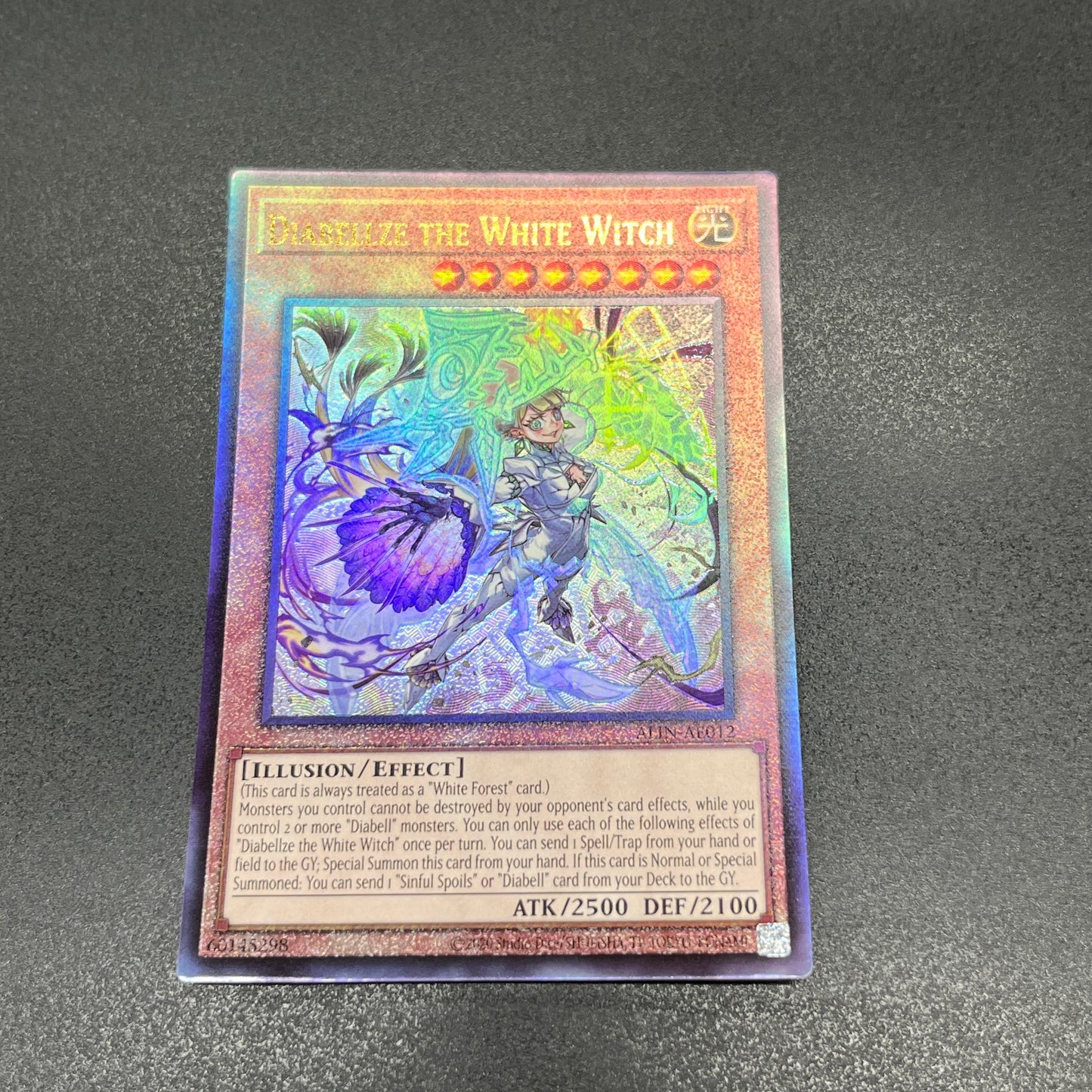 遊戯王 白魔女ディアベルゼ/レリーフ/英語/泰亜版