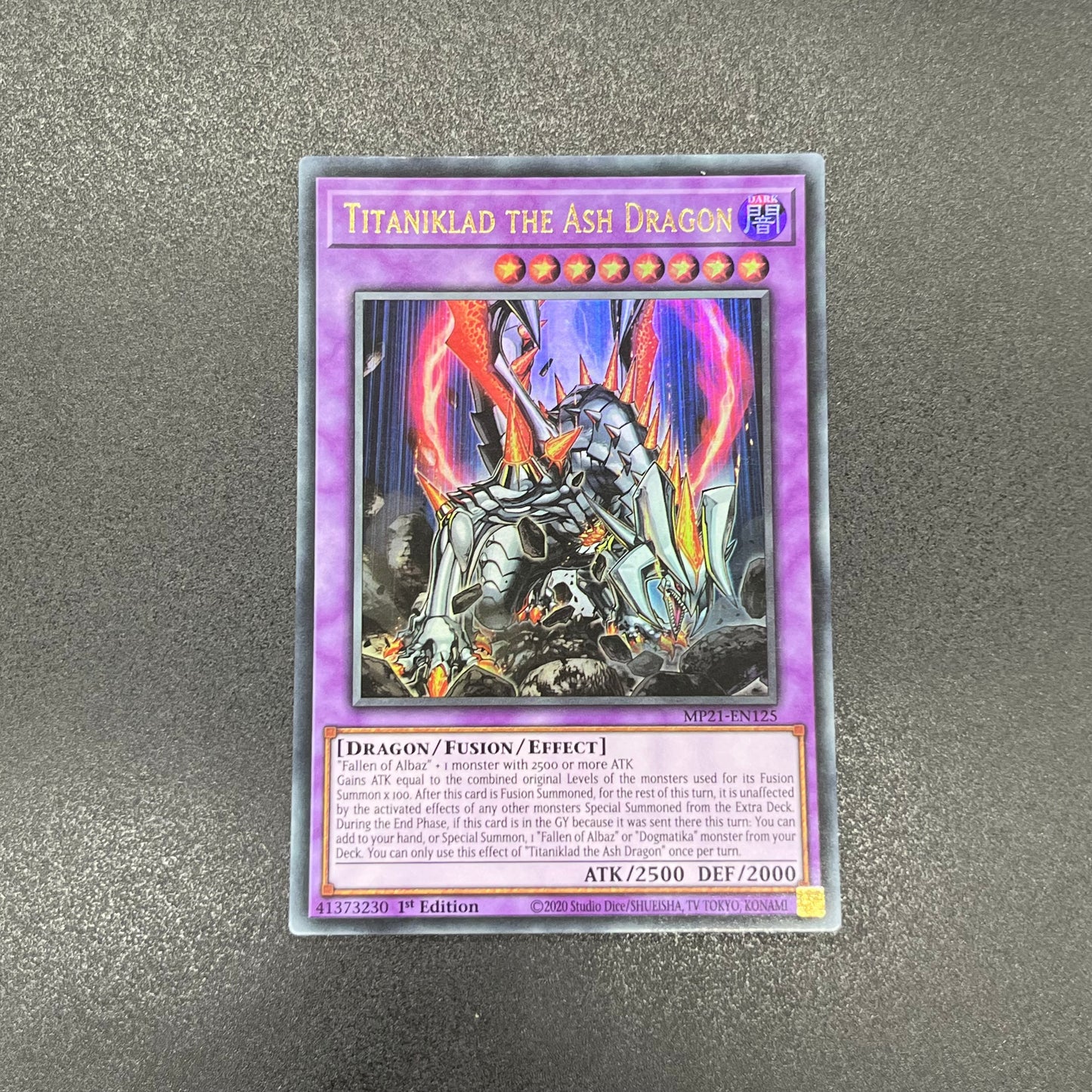 遊戯王 灰燼竜バスタード/ウルトラ/英語/1st