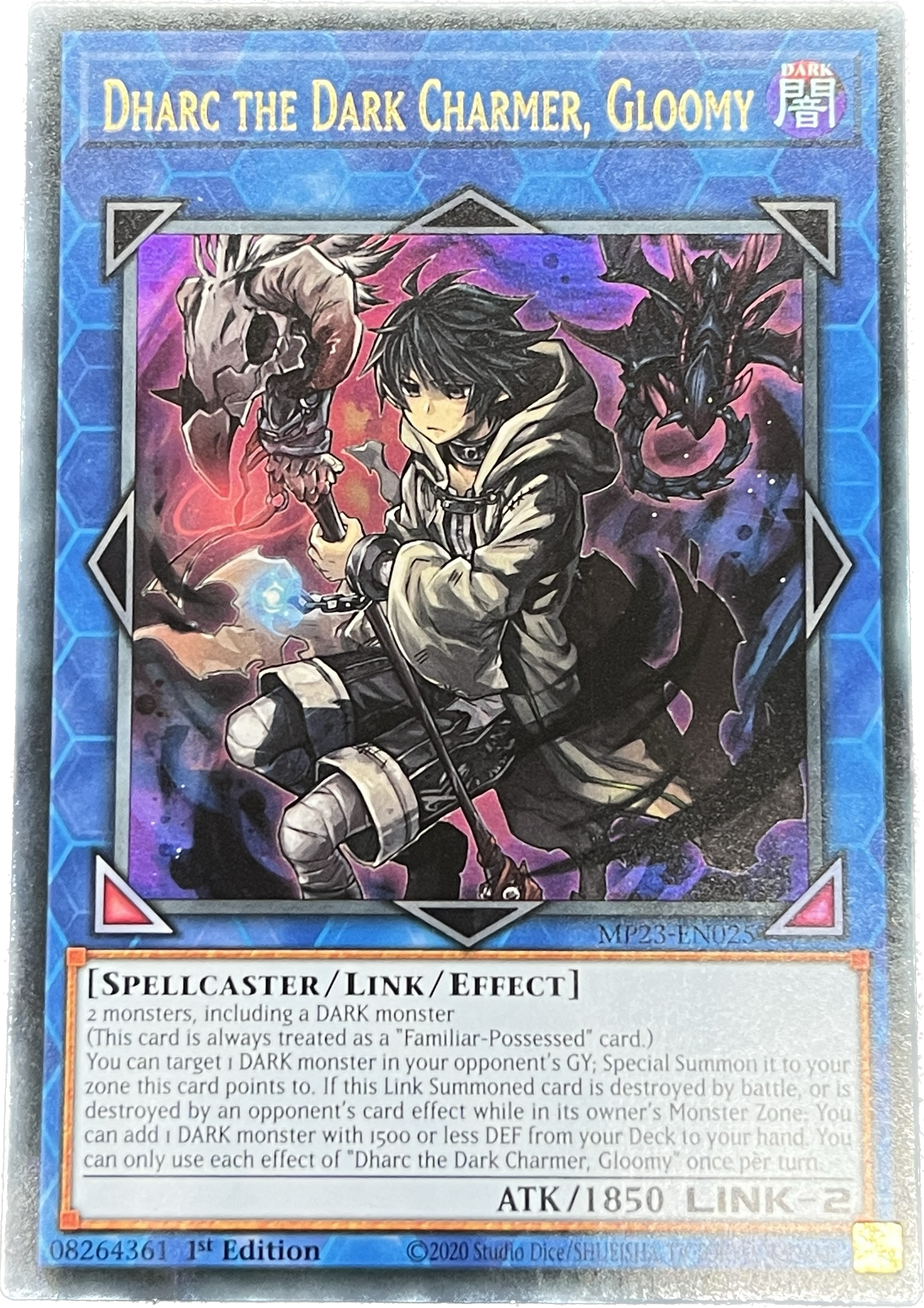 遊戯王 暗影の闇霊使いダルク/ウルトラ/英語/1st