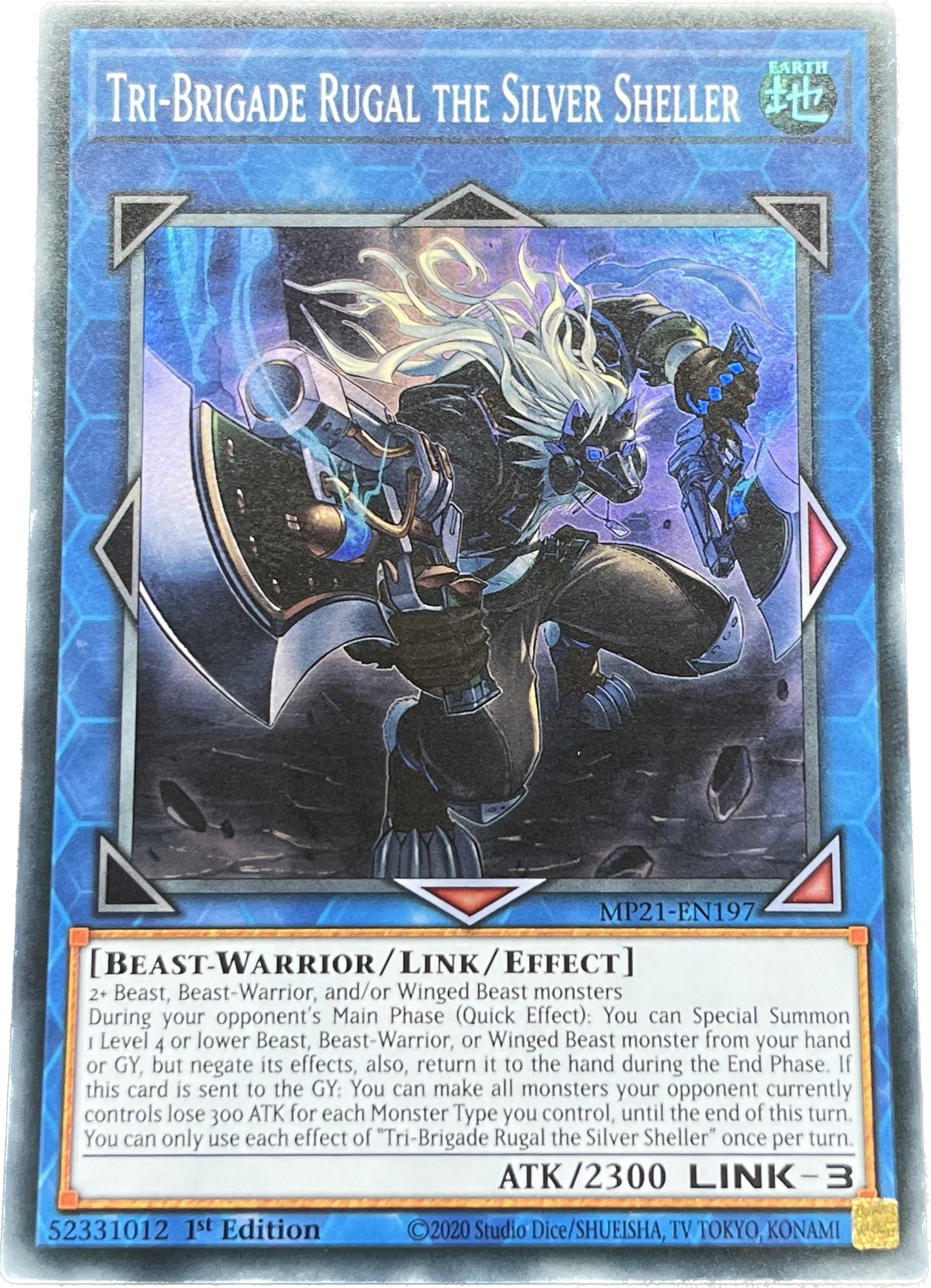 遊戯王 鉄獣戦線 銀弾のルガル/スーパー/英語/1st