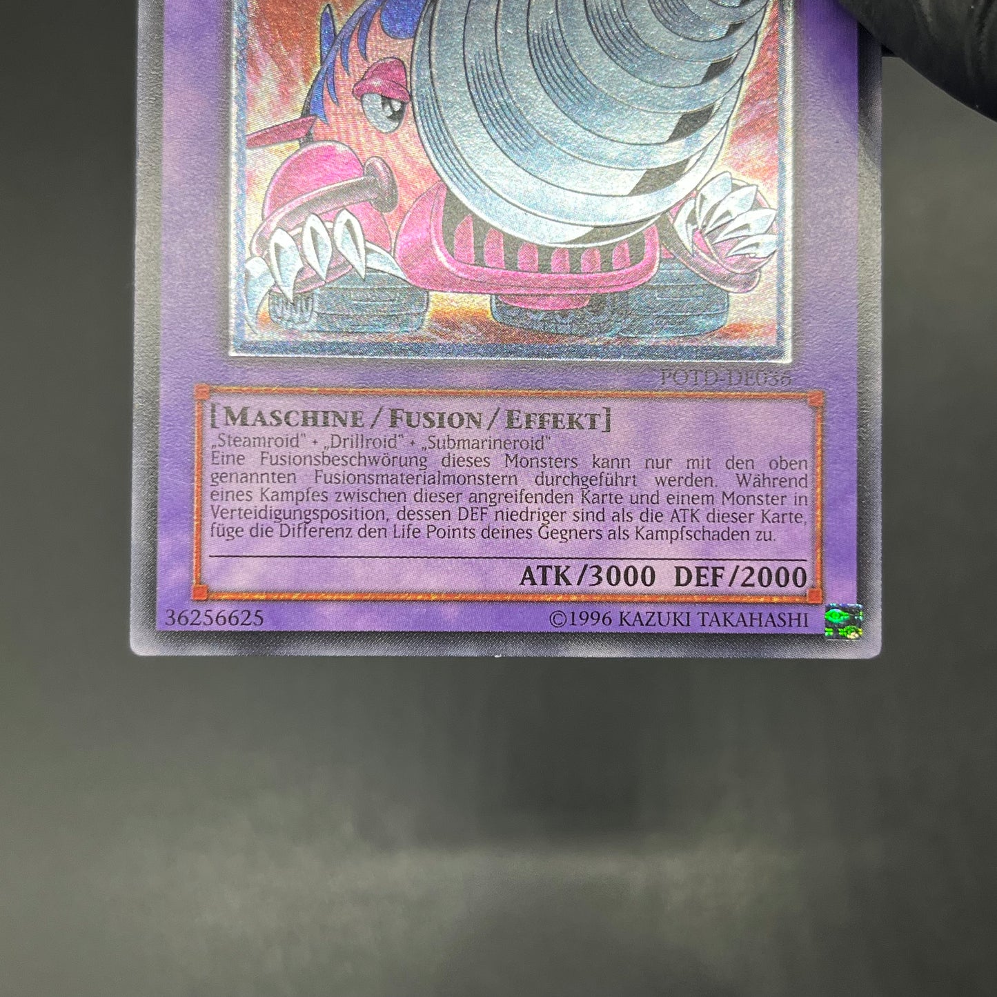 遊戯王 スーパービークロイド−ジャンボドリル/レリーフ/ドイツ語/EU版