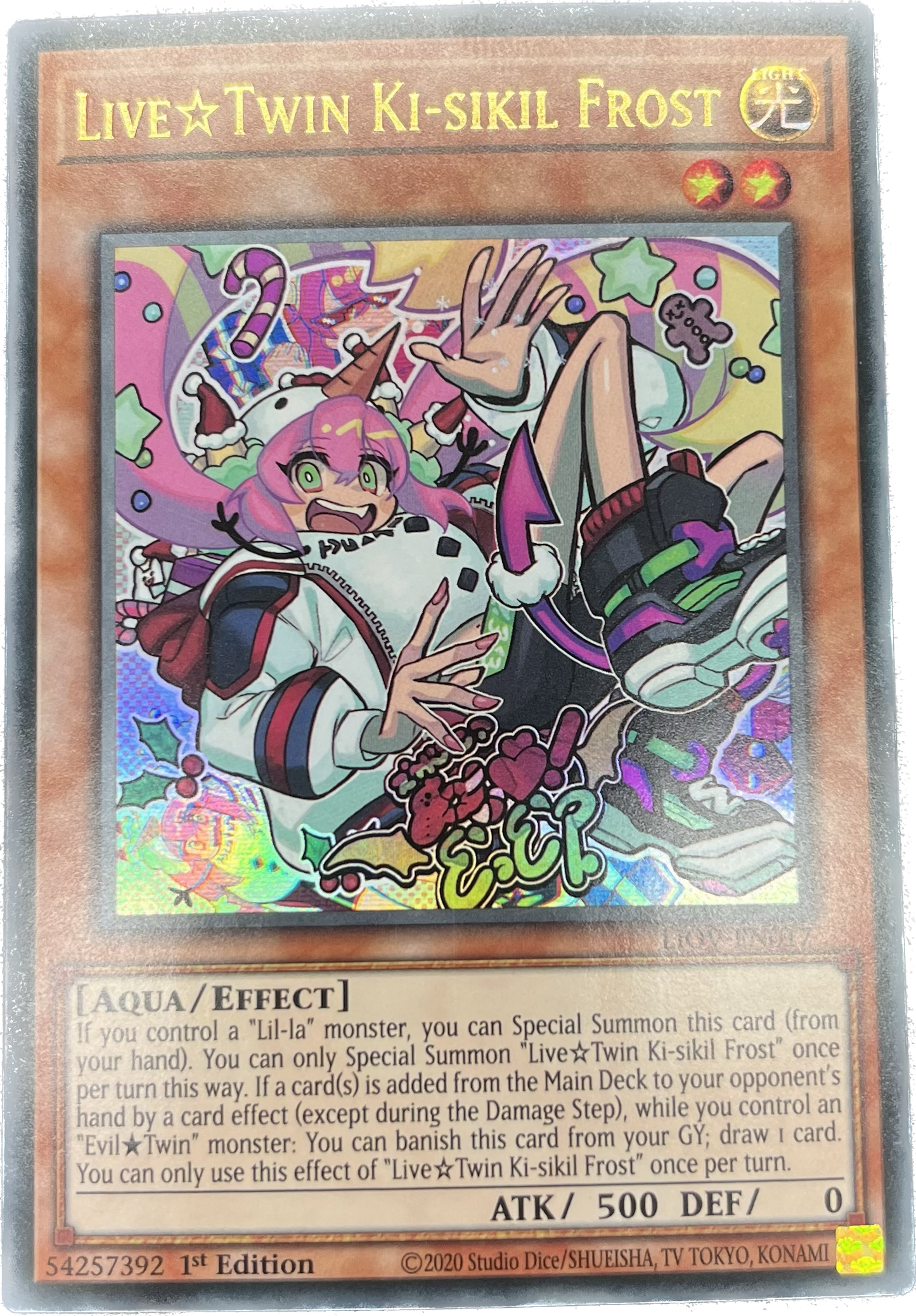 遊戯王 Live☆Twin キスキル・フロスト/ウルトラ/英語/1st