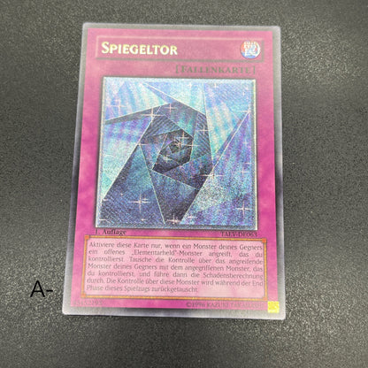 遊戯王　異次元トンネル－ミラーゲート－/レリーフ/ドイツ語/1st/EU版