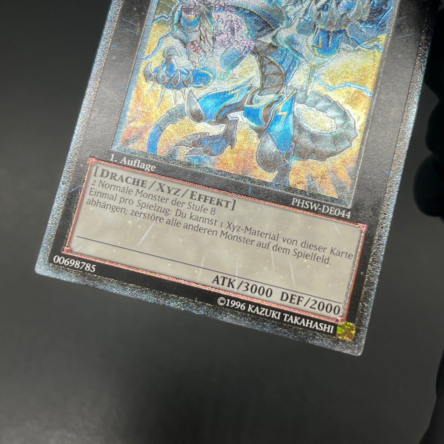 遊戯王　サンダー・エンド・ドラゴン/レリーフ/ドイツ/1st/EU版