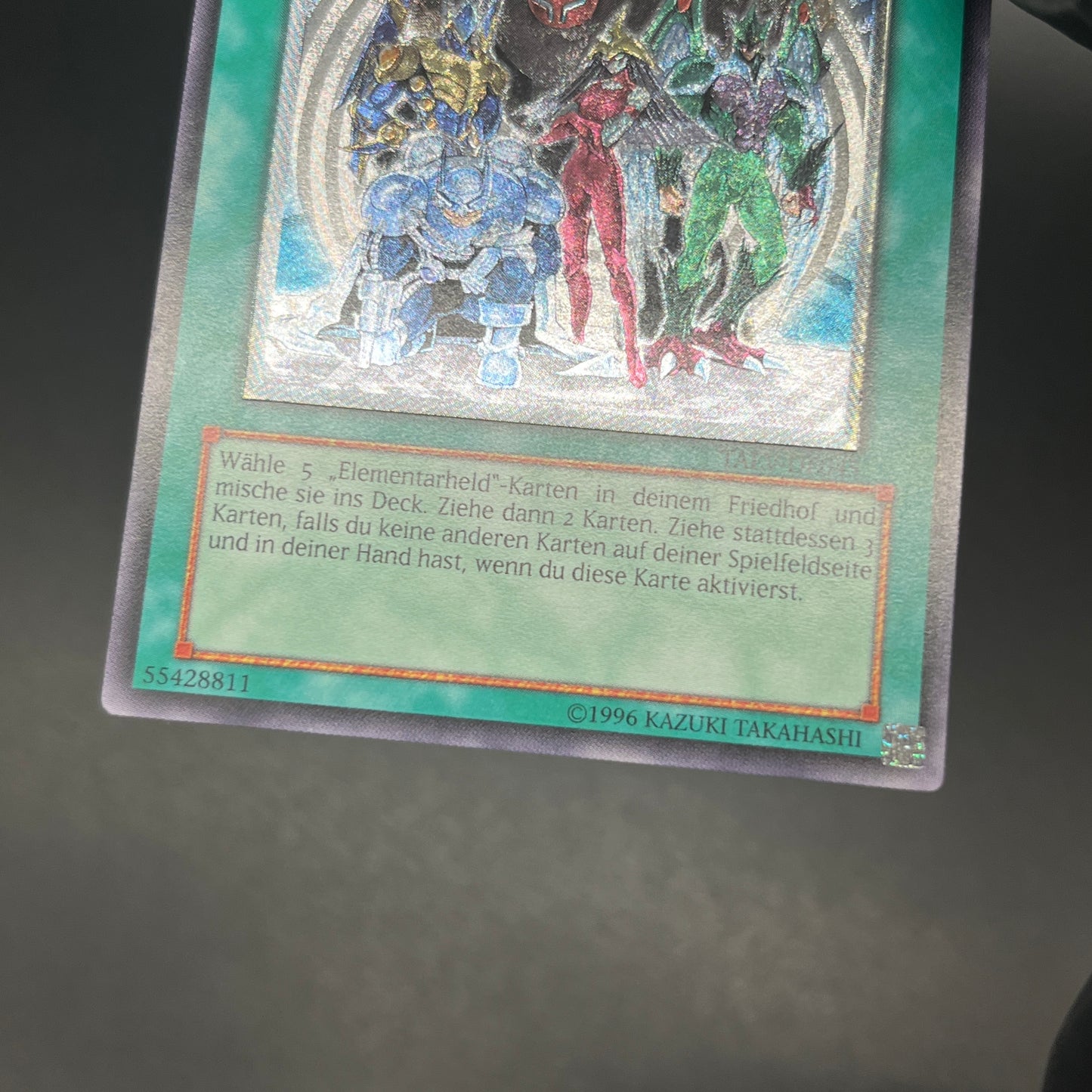 遊戯王　ホープ・オブ・フィフス/レリーフ/ドイツ語/EU版