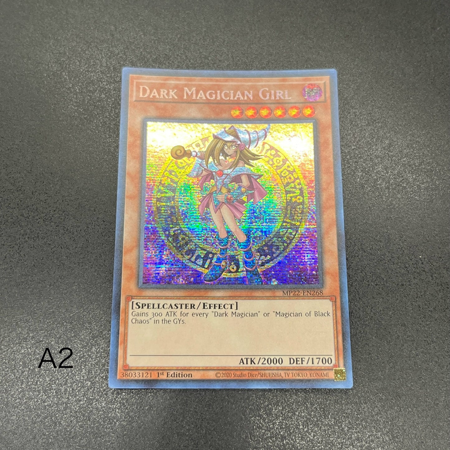 遊戯王　ブラック・マジシャン・ガール/シークレット/英語/1st/北米版