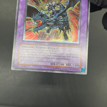 遊戯王　闇魔界の竜騎士 ダークソード/レリーフ/ドイツ語/EU