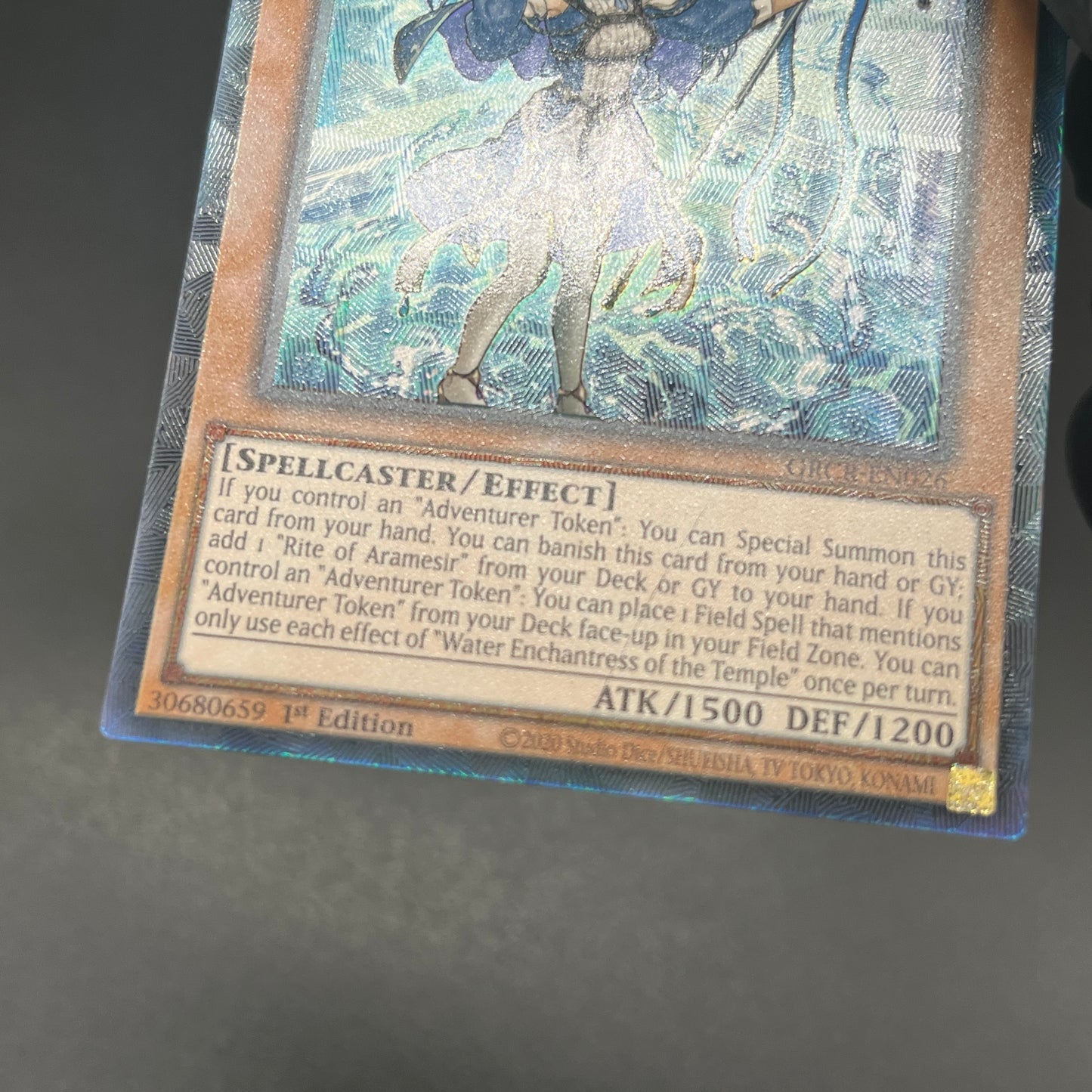 遊戯王　聖殿の水遣い/コレクターズ/英語/1st/EU版