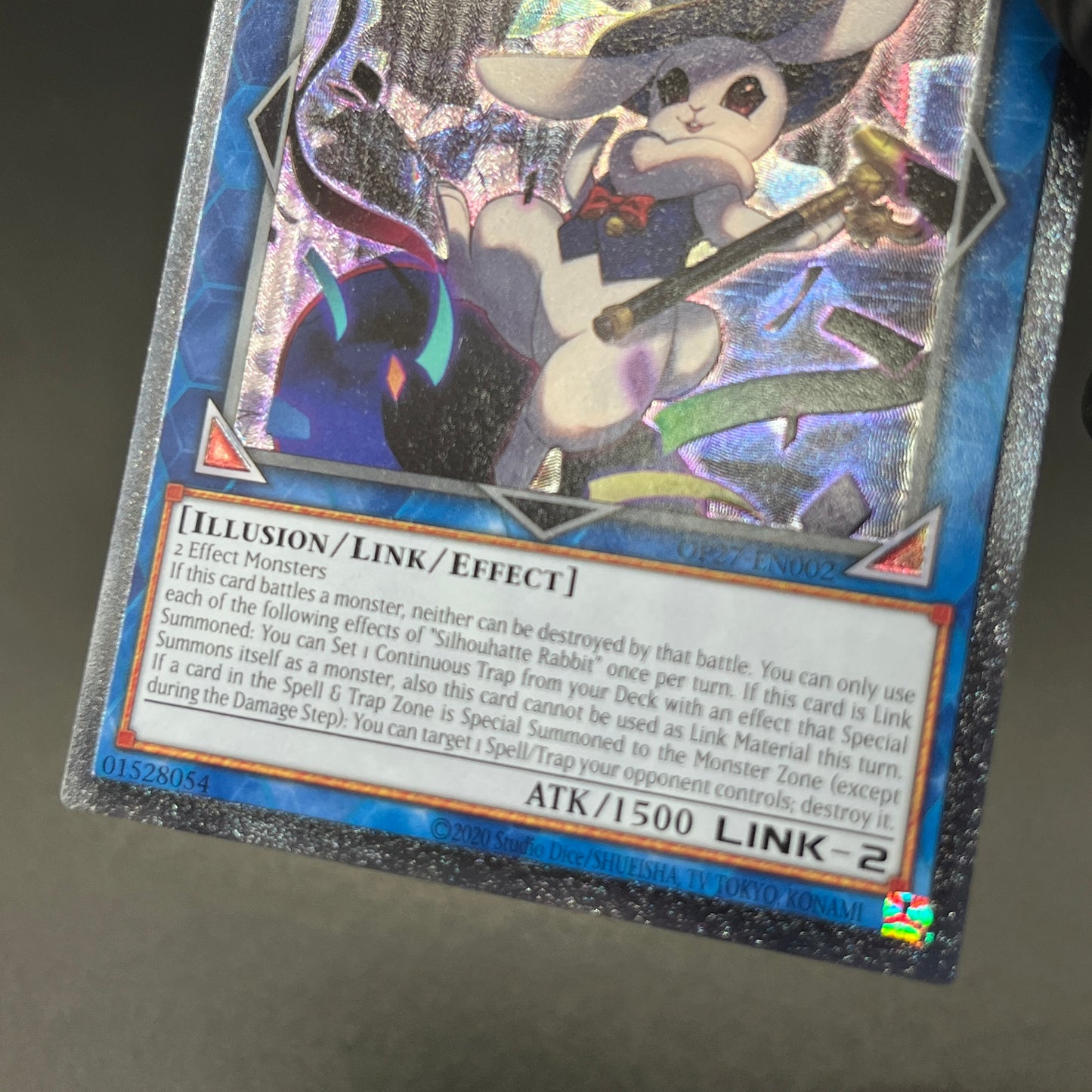 遊戯王　影法師トップハットヘア/レリーフ/英語/EU版