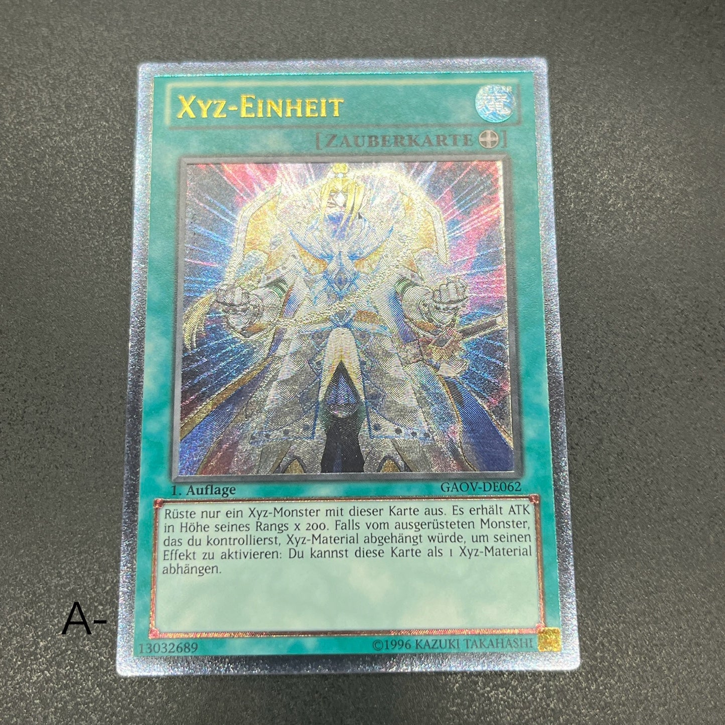 遊戯王　エクシーズ・ユニット/レリーフ/ドイツ/1st/EU版