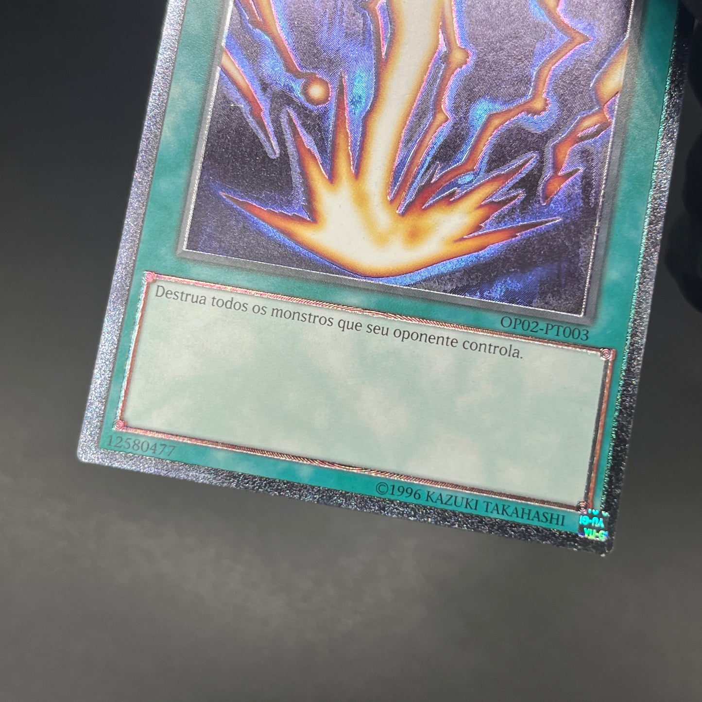 遊戯王　サンダー・ボルト/レリーフ/ポルトガル/EU版