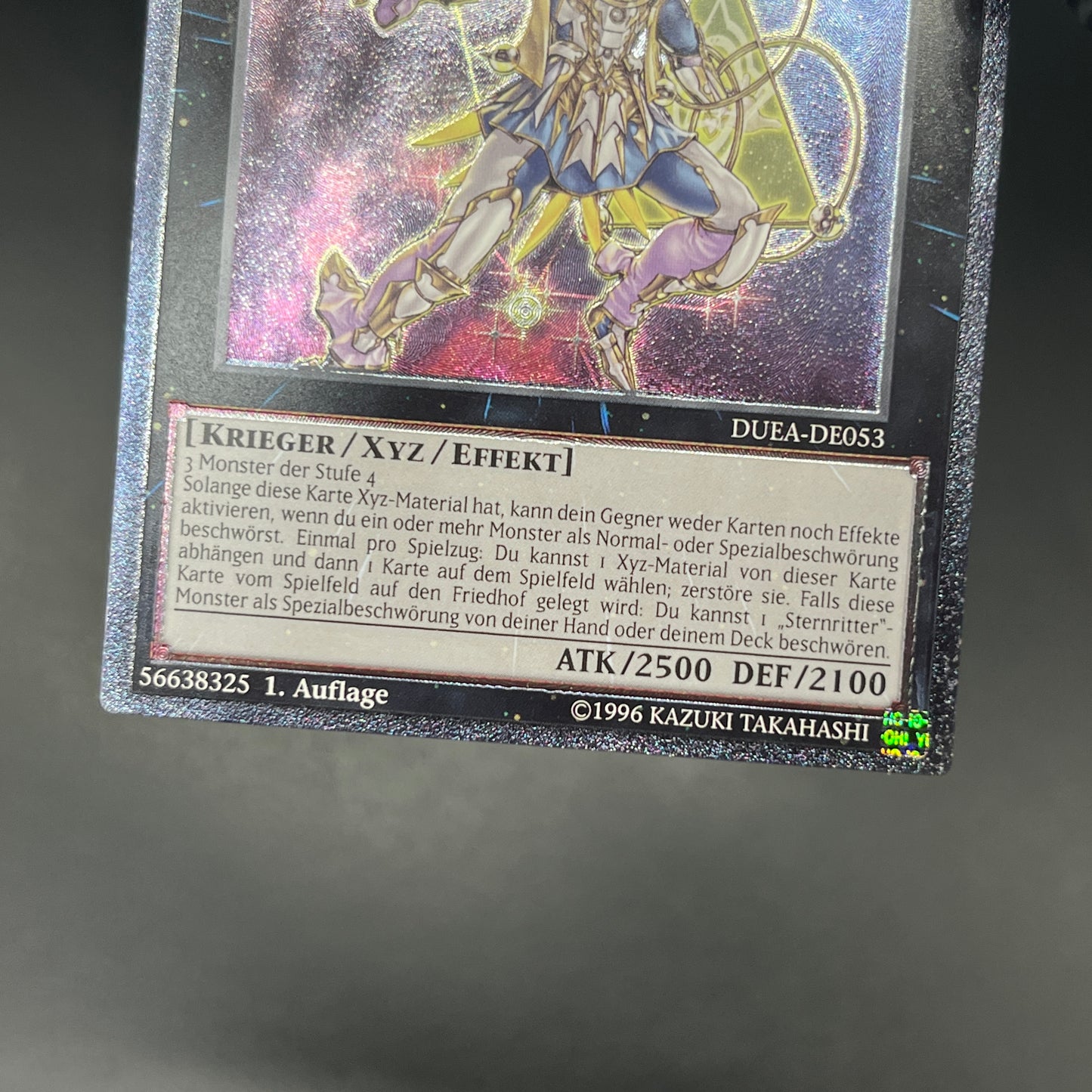 遊戯王　星輝士 デルタテロス/レリーフ/ドイツ/1st/EU版