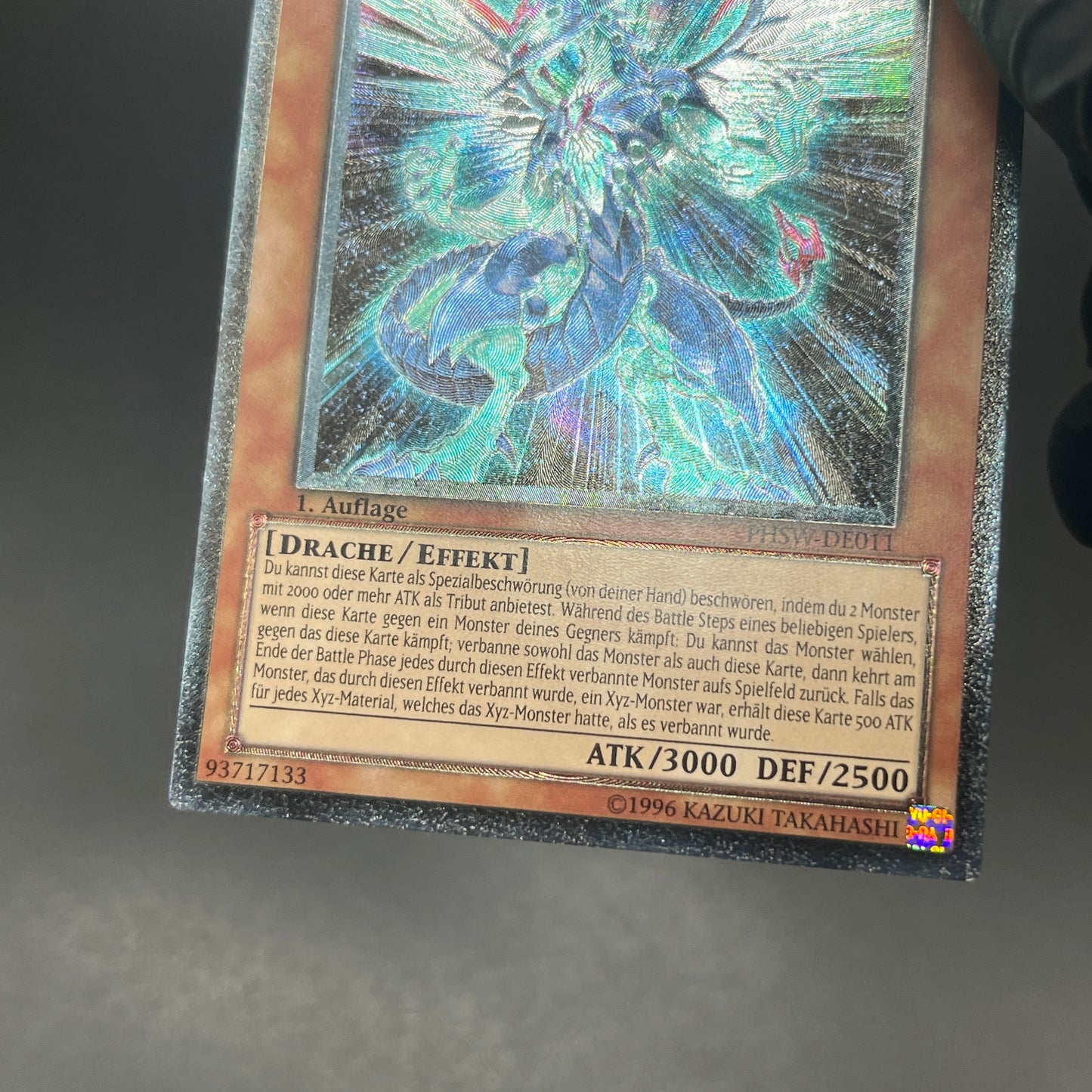 遊戯王　銀河眼の光子龍/レリーフ/ドイツ/1st/EU