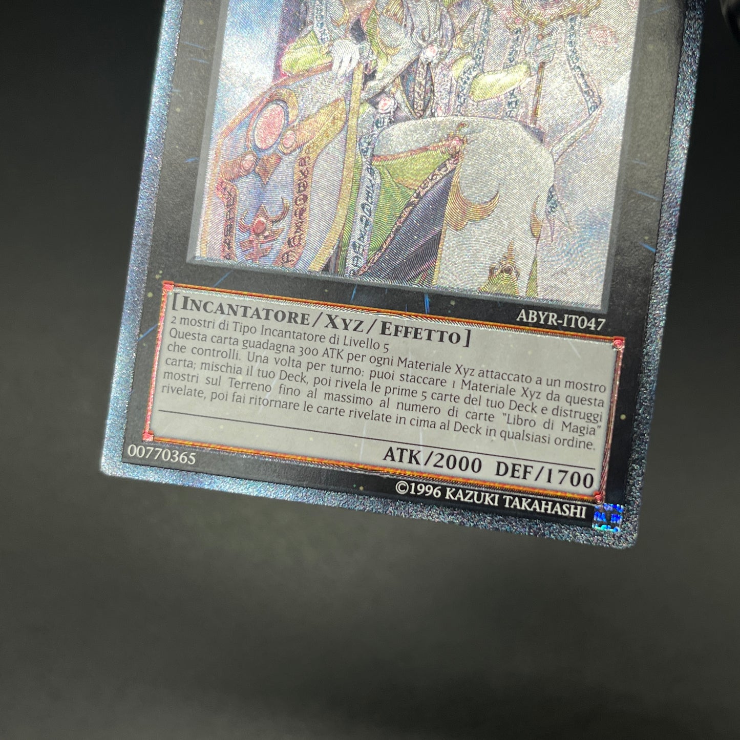 遊戯王　魔導皇聖 トリス/レリーフ/イタリア語/EU版