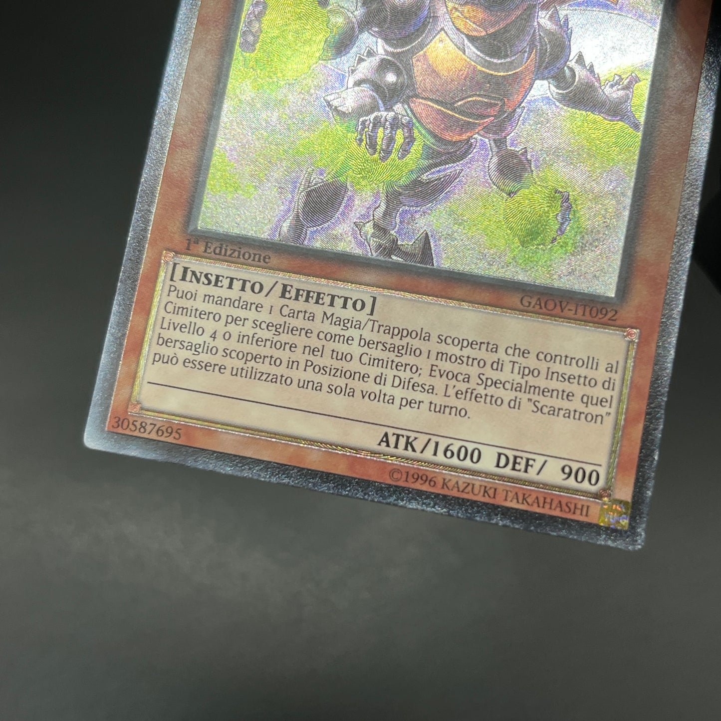 遊戯王　ビートロン/レリーフ/イタリア語/1st/EU版