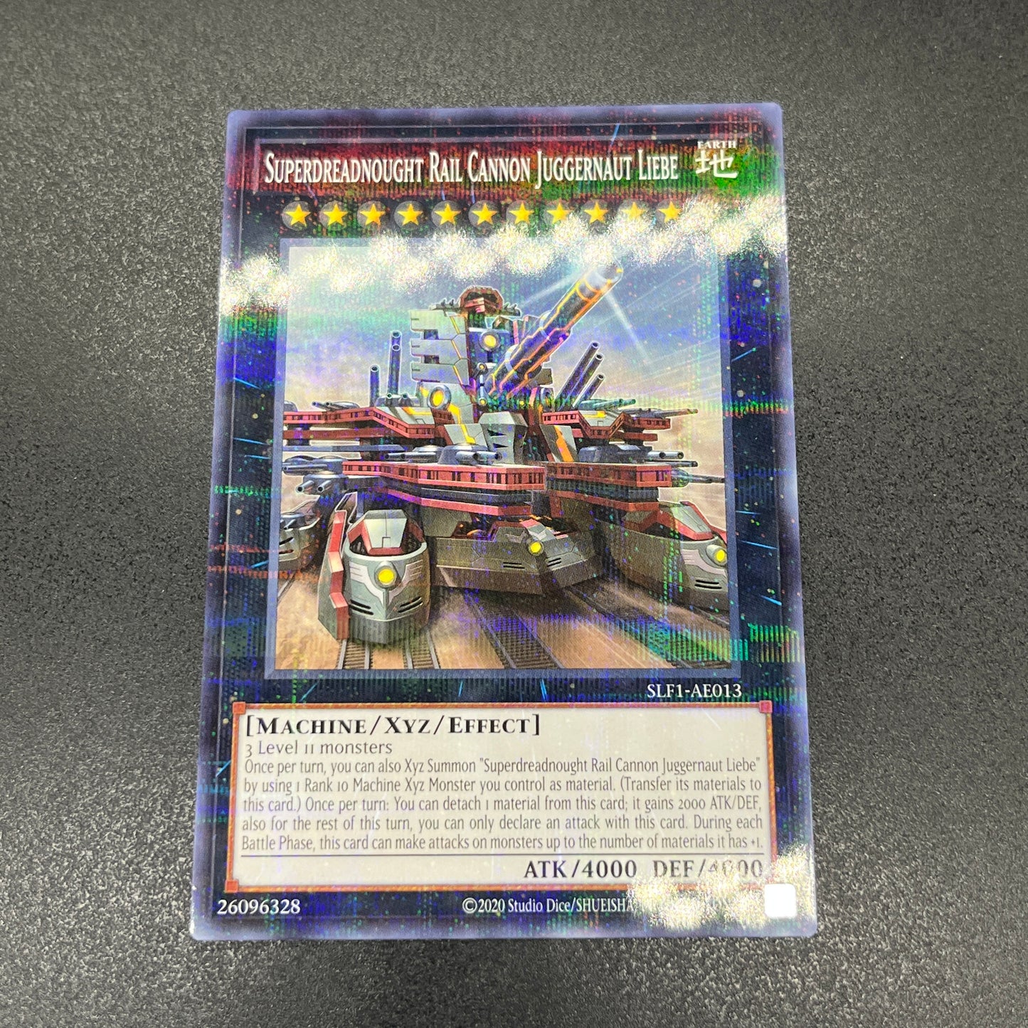 遊戯王　超弩級砲塔列車ジャガーノート・リーベ/パラレル/英語/泰亜版