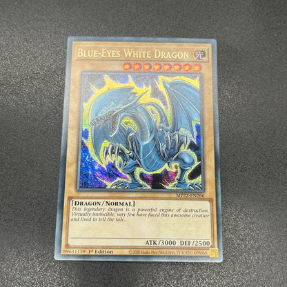 遊戯王　青眼の白龍/シークレット/英語/1st/EU版