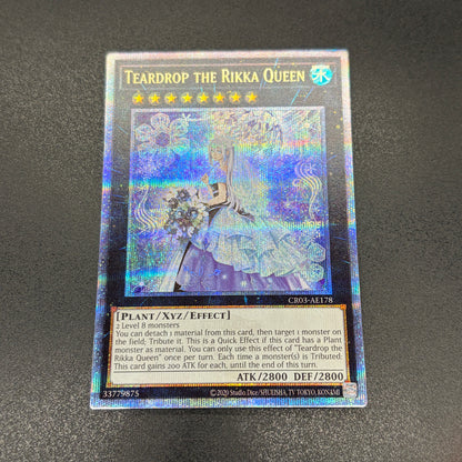 遊戯王　六花聖ティアドロップ/クオシク/英語/泰亜版
