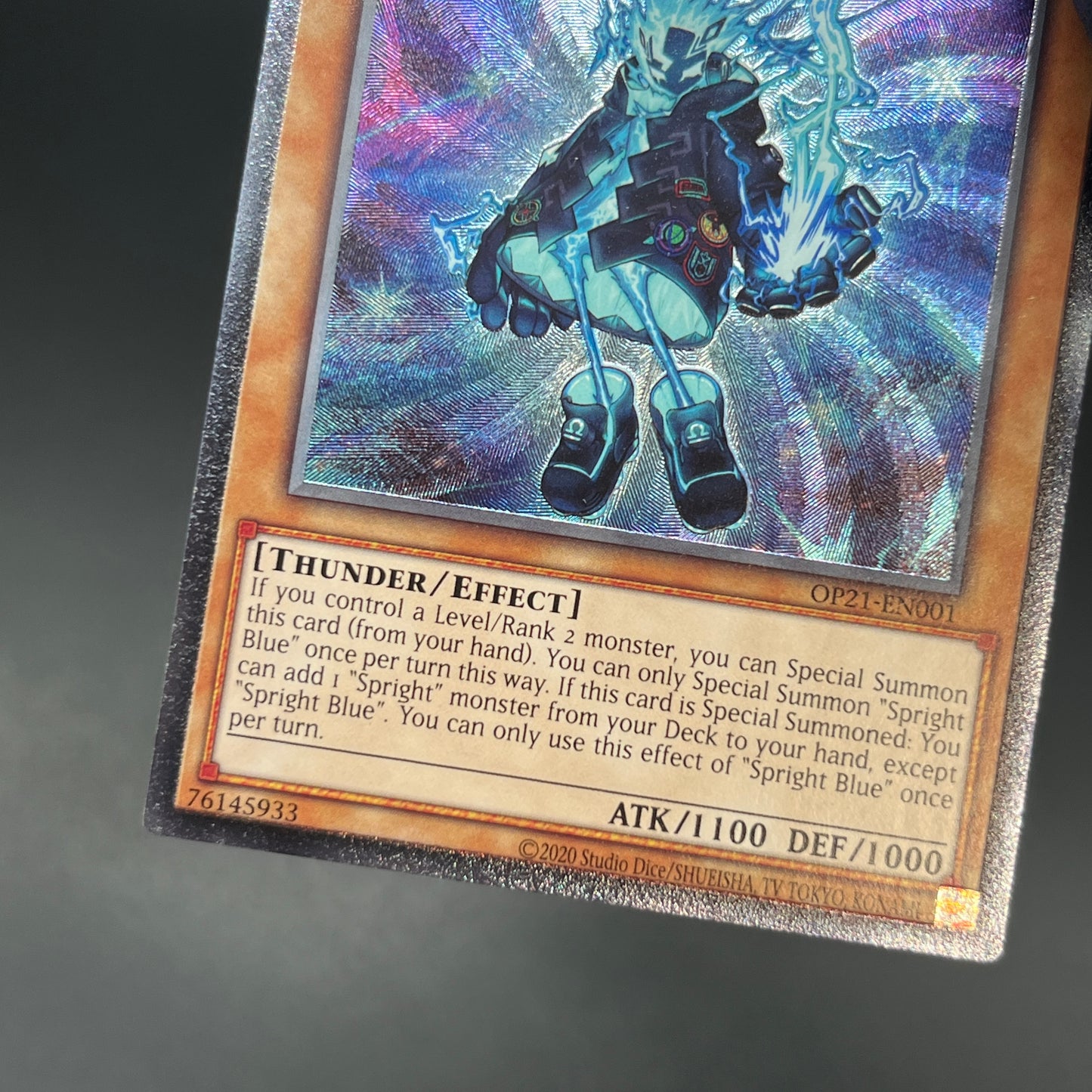 遊戯王　スプライト・ブルー/レリーフ/英語/EU