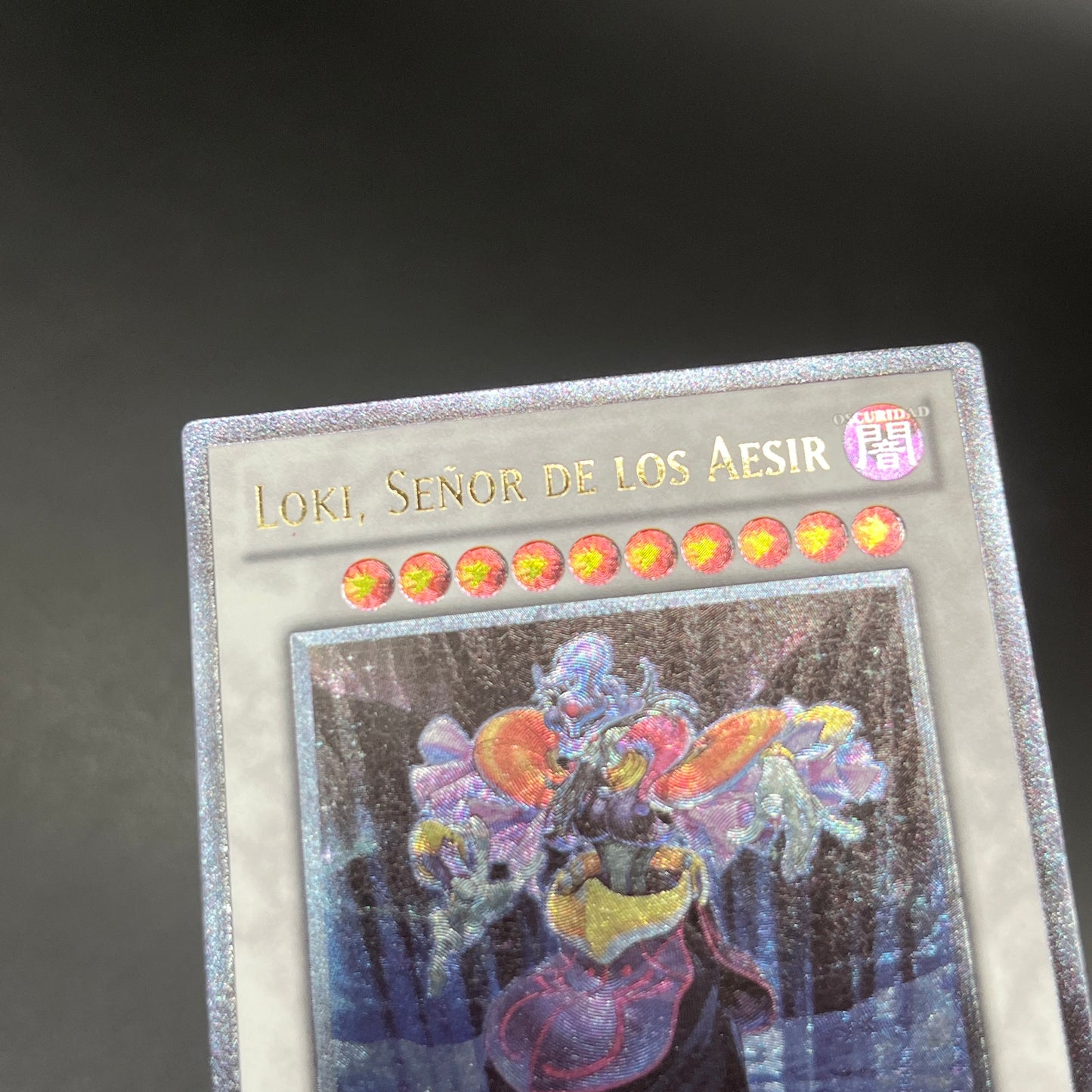 遊戯王　極神皇ロキ/レリーフ/スペイン/1st/EU版