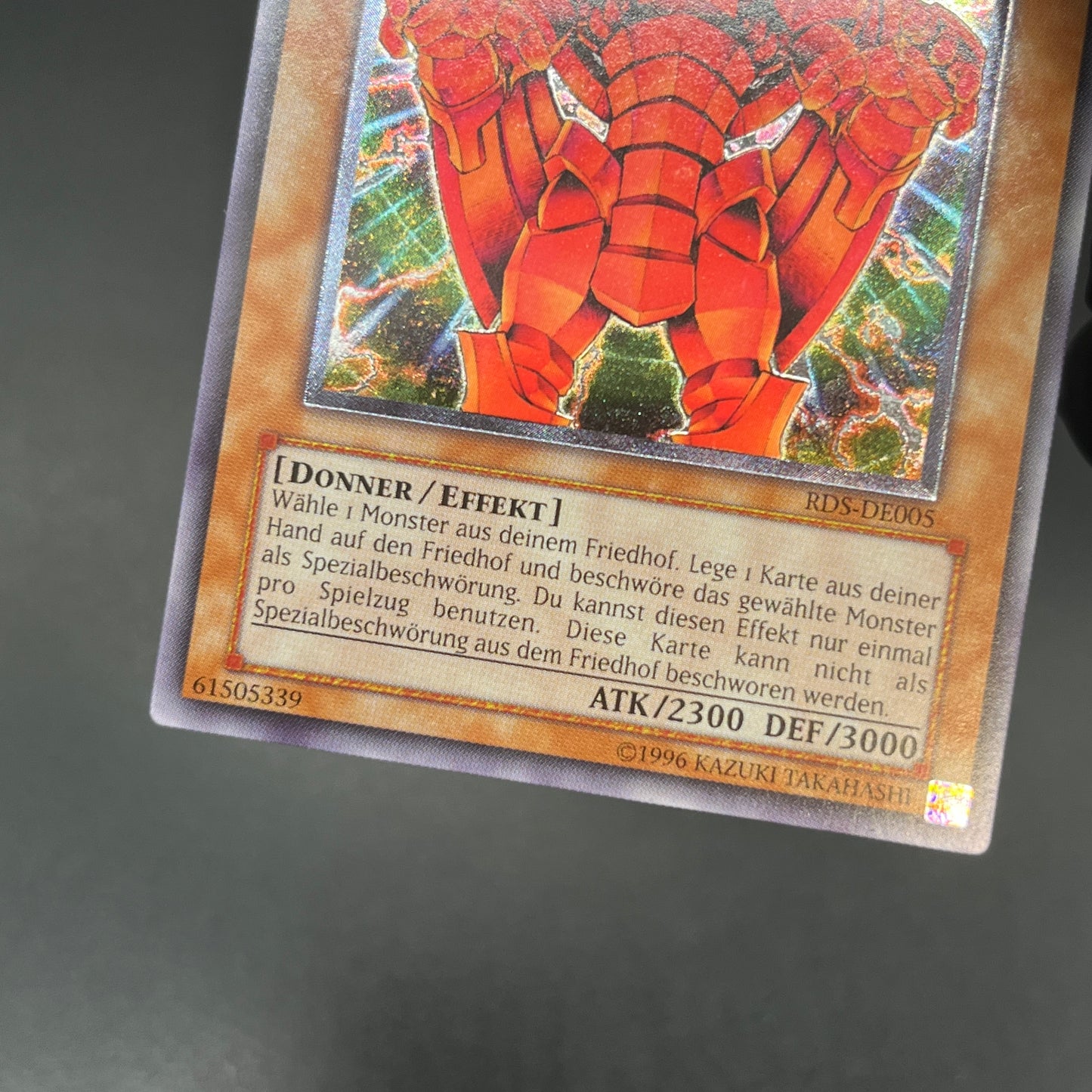 遊戯王　創世神/レリーフ/ドイツ/EU