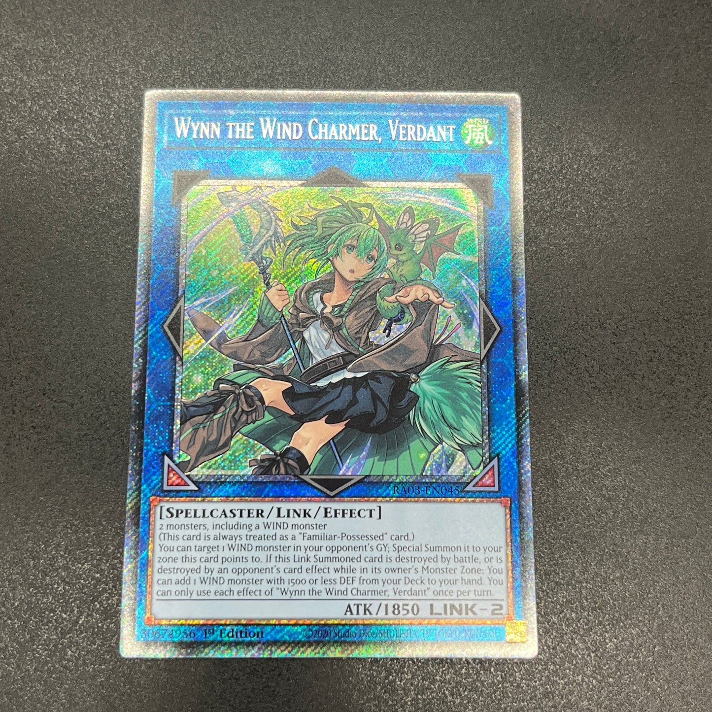 遊戯王　蒼翠の風霊使いウィン/プラチナ/英語/1st/EU