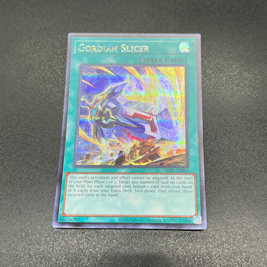 遊戯王　械刀婪魔皇断/シークレット/英語/泰亜版