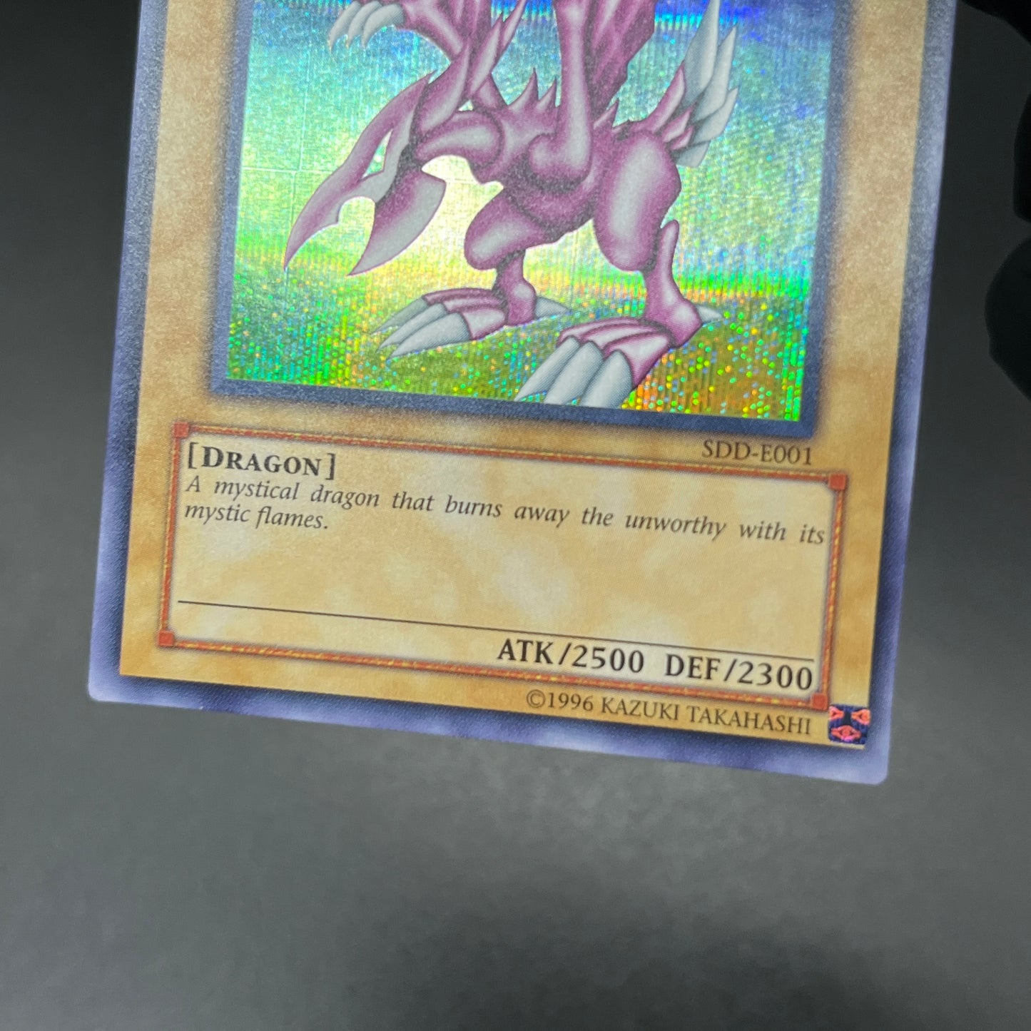 遊戯王　ホーリー・ナイト・ドラゴン/シークレット/英語