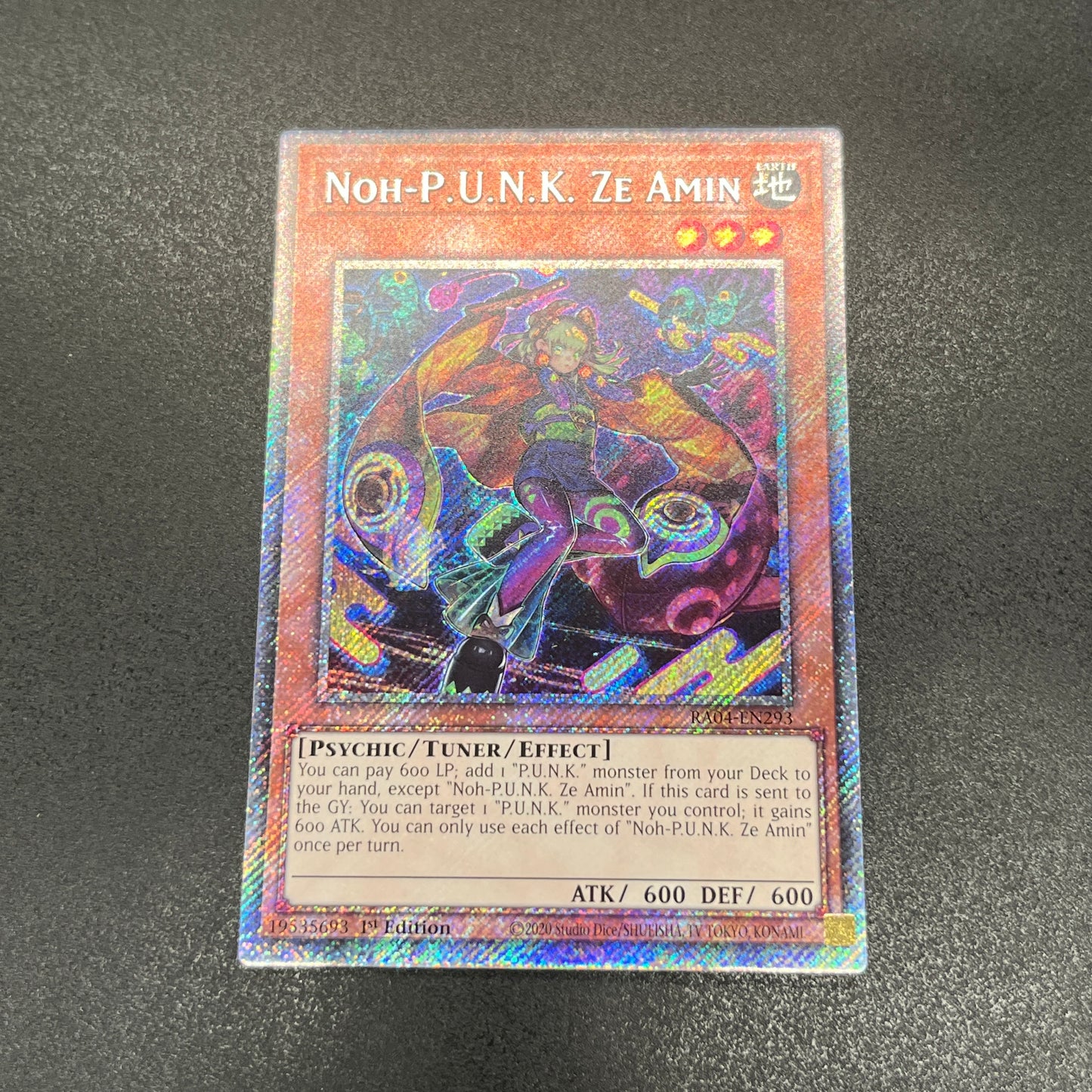 遊戯王　Ｎｏ－Ｐ.Ｕ.Ｎ.Ｋ.セアミン/プラチナ/英語/1st/EU版