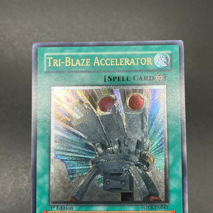 遊戯王　ブレイズ・キャノン・トライデント/レリーフ/英語/1st/EU版