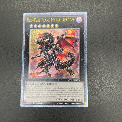 遊戯王　真紅眼の鋼炎竜/レリーフ/英語/1st/EU版