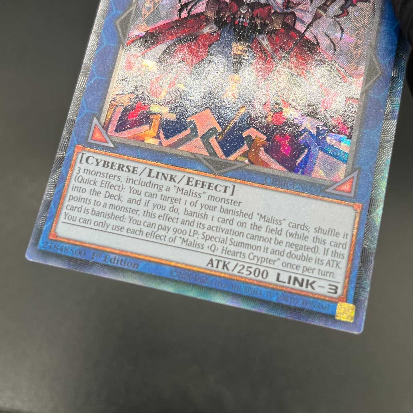 遊戯王　Ｍ∀ＬＩＣＥ＜Ｑ＞ＨＥＡＲＴＳ ＯＦ ＣＲＹＰＴＥＲ/コレクターズ/英語/1st/EU