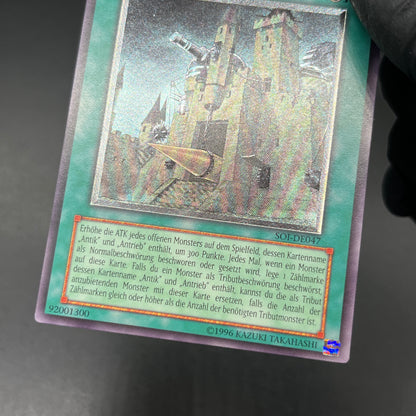 遊戯王　古代の機械城/レリーフ/ドイツ語/EU版