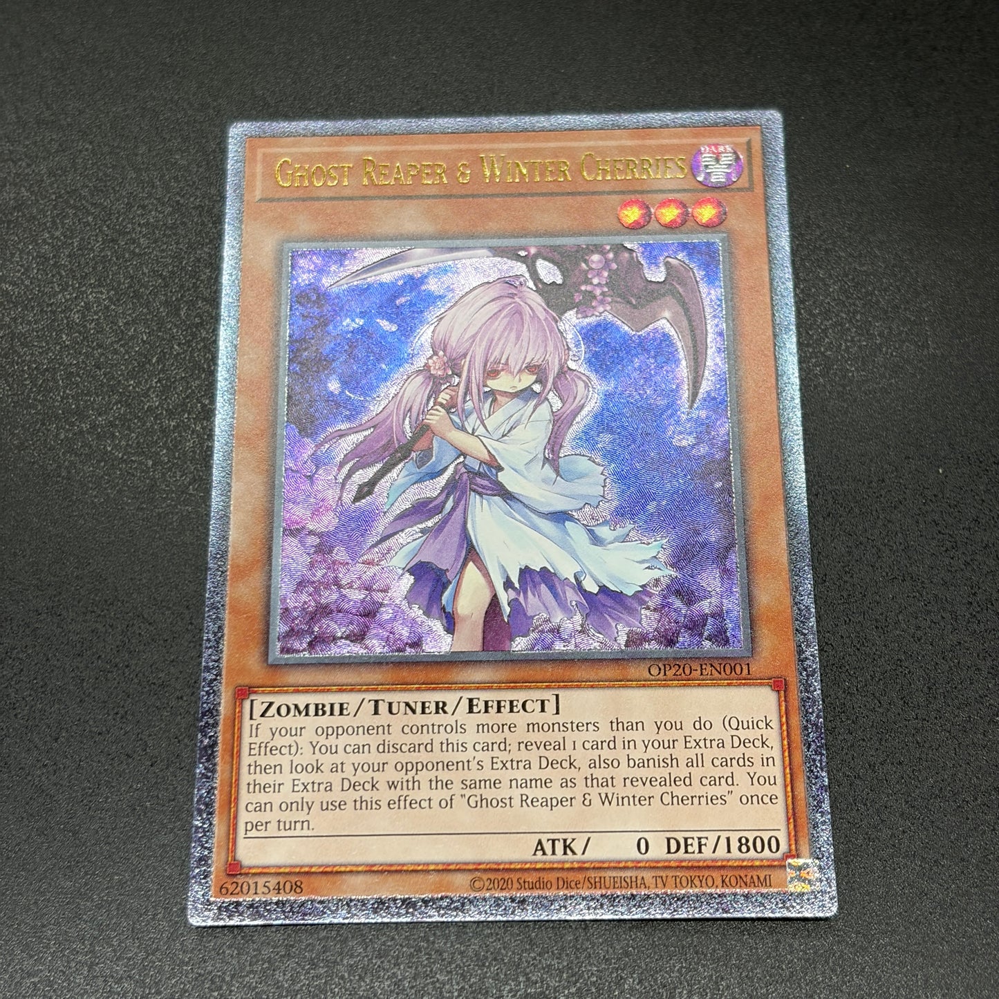 遊戯王　浮幽さくら/レリーフ/英語/EU