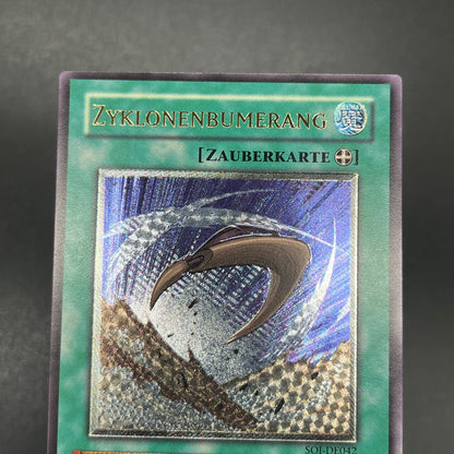遊戯王　サイクロン・ブーメラン/レリーフ/ドイツ語/EU版