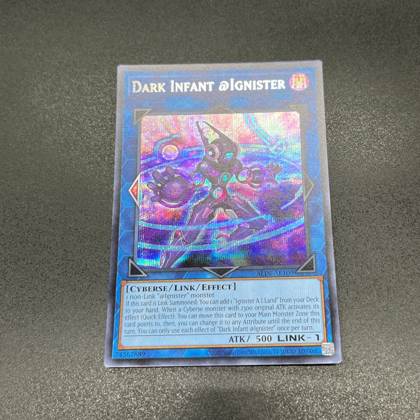 遊戯王　ダークインファント＠イグニスター/シークレット/英語/泰亜版