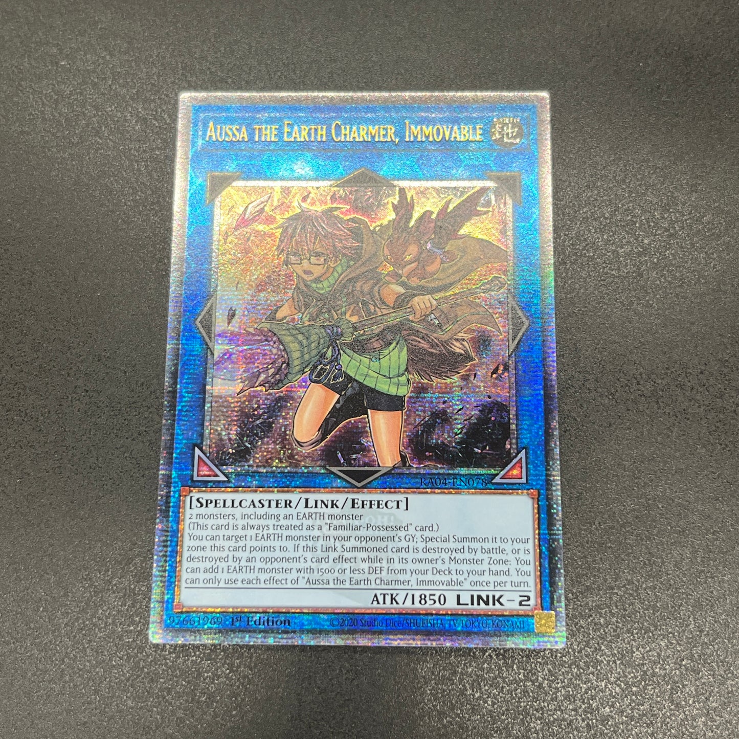 遊戯王　崔嵬の地霊使いアウス/クオシク/英語/1st/EU版