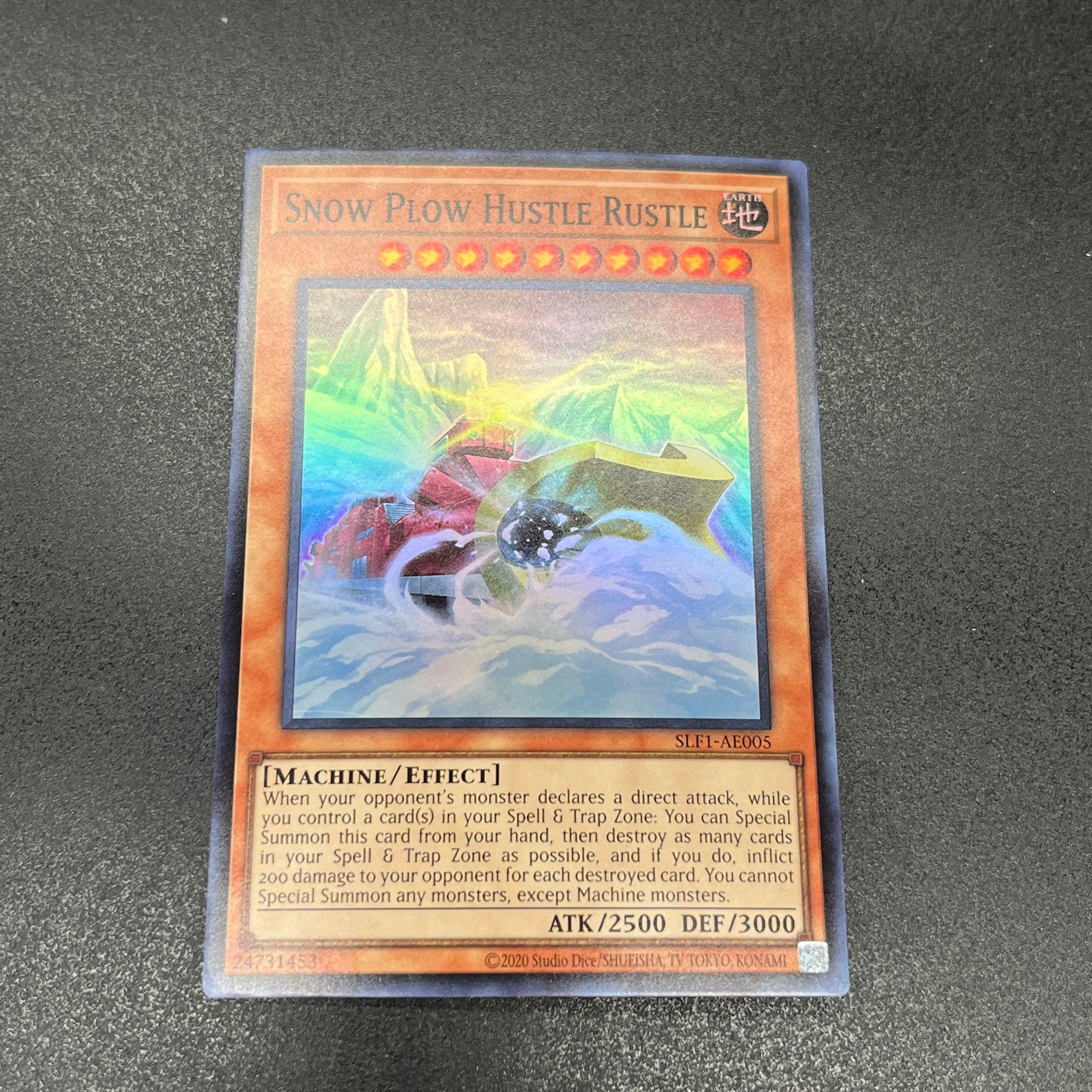 遊戯王　除雪機関車ハッスル・ラッセル/スーパー/英語/泰亜版