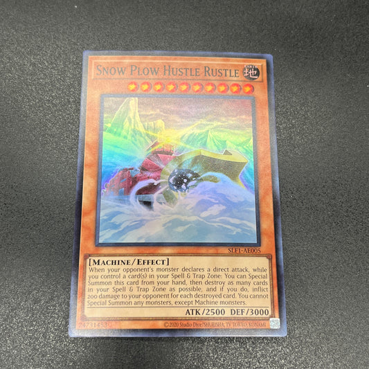 遊戯王　除雪機関車ハッスル・ラッセル/スーパー/英語/泰亜版