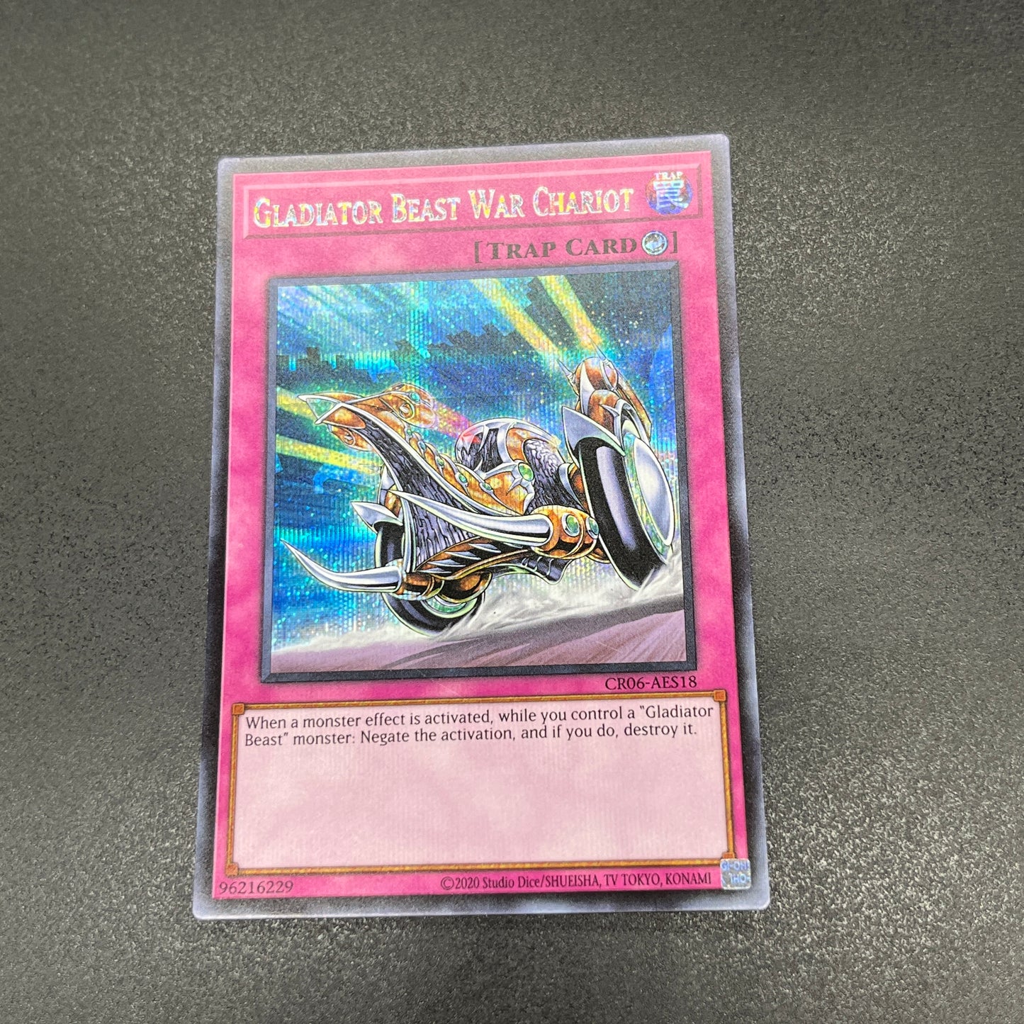 遊戯王　剣闘獣の戦車/シークレット/英語/泰亜版