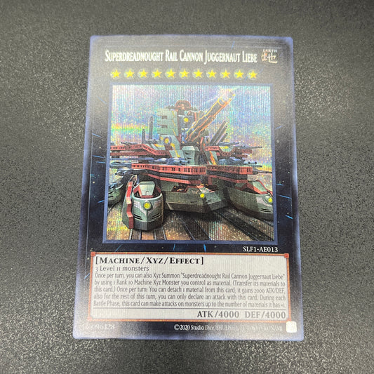 遊戯王　超弩級砲塔列車ジャガーノート・リーベ/シークレット/英語/泰亜版