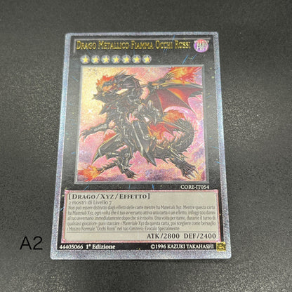 遊戯王　真紅眼の鋼炎竜/レリーフ/イタリア語/1st/EU版